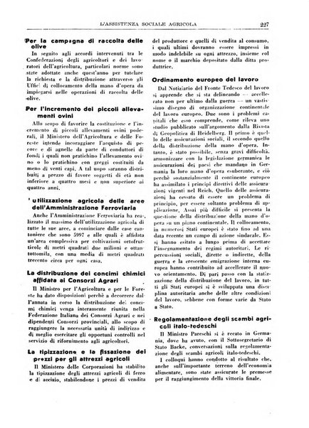 L'assistenza sociale agricola rivista mensile di infortunistica e assistenza sociale