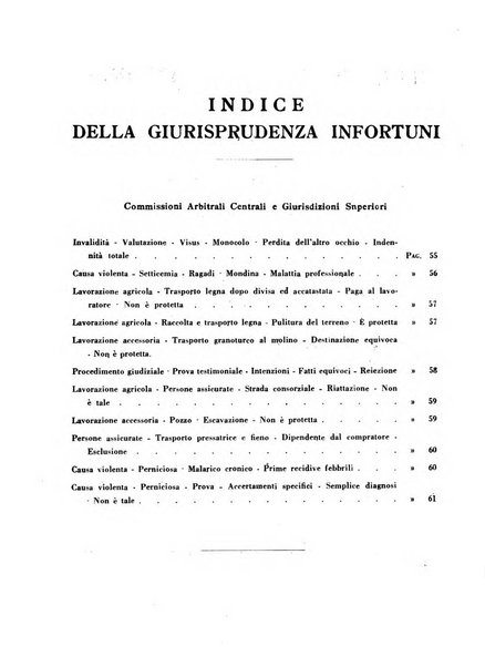 L'assistenza sociale agricola rivista mensile di infortunistica e assistenza sociale