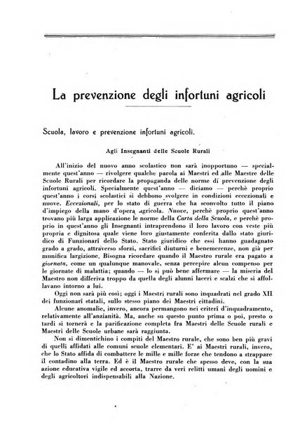 L'assistenza sociale agricola rivista mensile di infortunistica e assistenza sociale