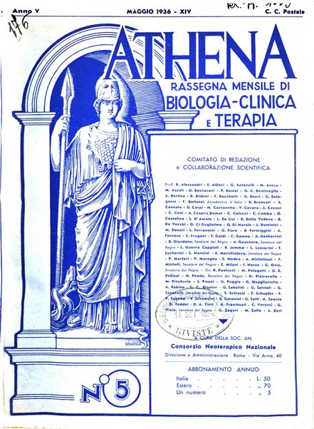 Athena rassegna mensile di biologia, clinica e terapia