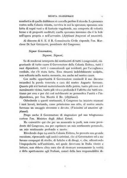 Atti del Congresso coloniale italiano in Asmara