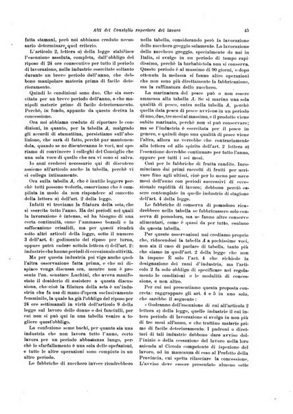 Atti del Consiglio superiore del lavoro