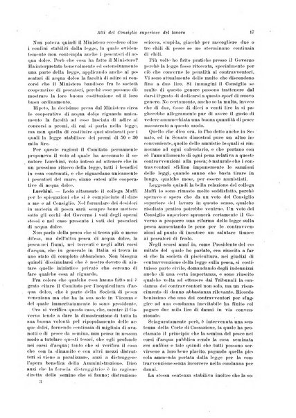 Atti del Consiglio superiore del lavoro