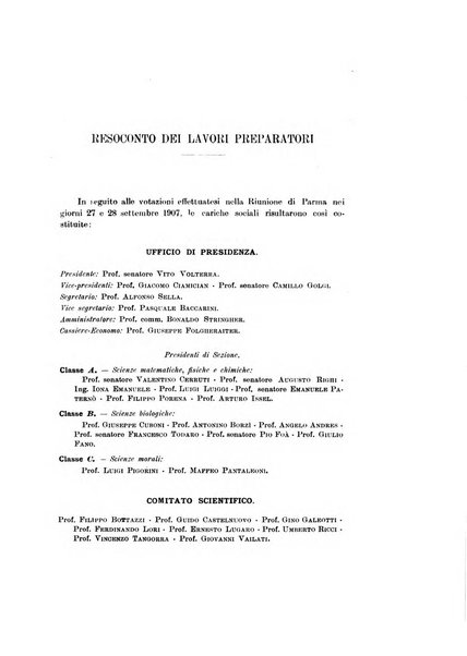 Atti della Società italiana per il progresso delle scienze