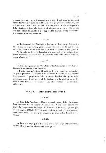 Atti della Società italiana per il progresso delle scienze