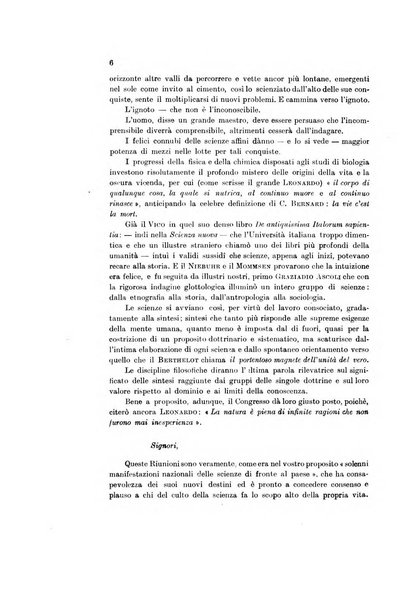 Atti della Società italiana per il progresso delle scienze
