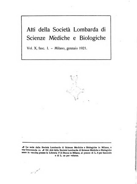 Atti della Societa lombarda di scienze mediche e biologiche