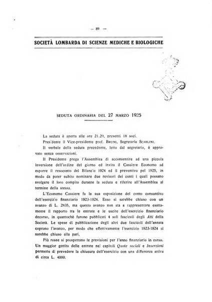 Atti della Societa lombarda di scienze mediche e biologiche