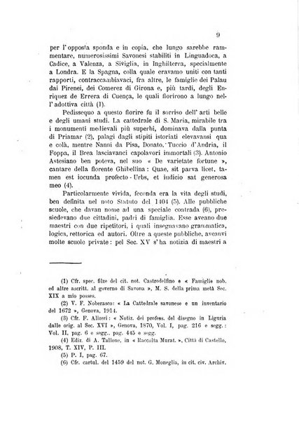 Atti della Societa savonese di storia patria