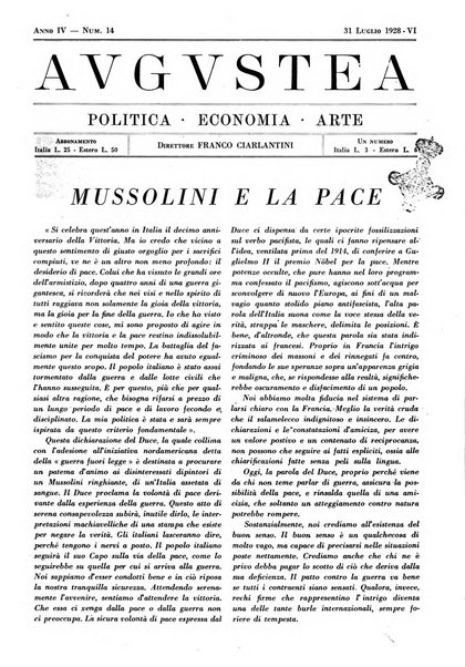 Augustea politica, economia, arte