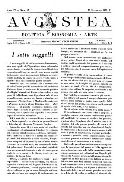 Augustea politica, economia, arte