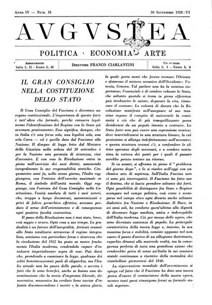 Augustea politica, economia, arte