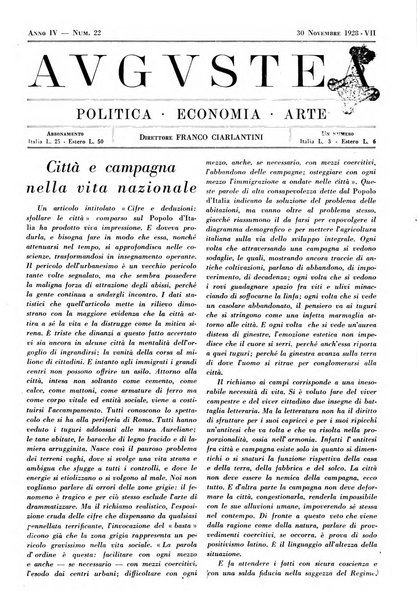 Augustea politica, economia, arte