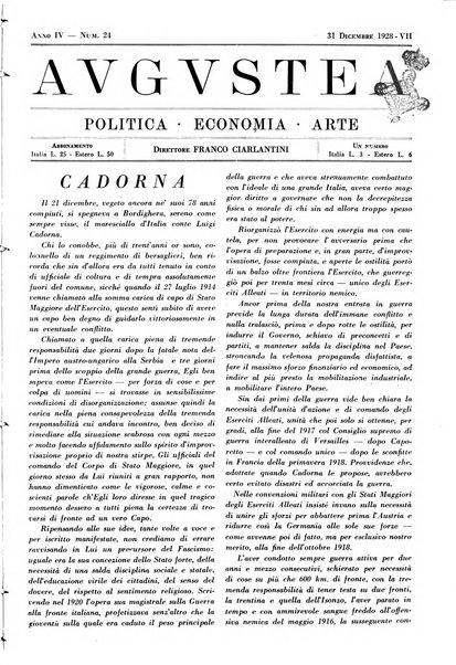 Augustea politica, economia, arte