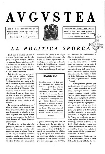 Augustea politica, economia, arte