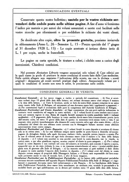 L'avvisatore librario settimanale bollettino bibliografico