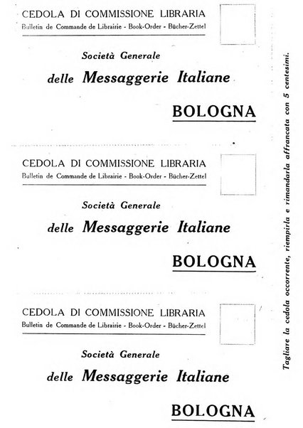 L'avvisatore librario settimanale bollettino bibliografico