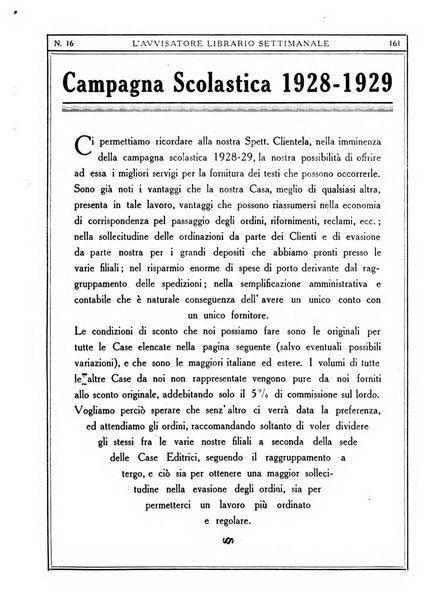 L'avvisatore librario settimanale bollettino bibliografico