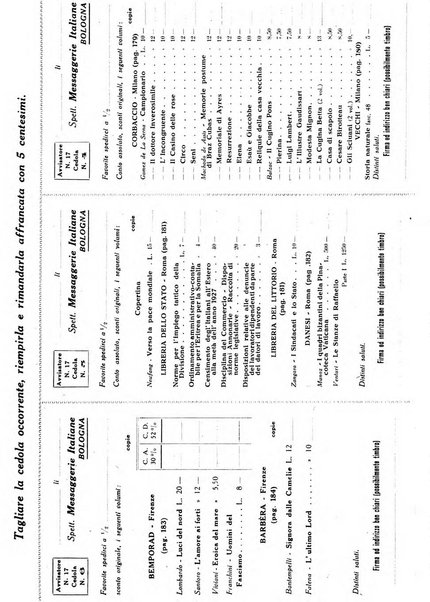 L'avvisatore librario settimanale bollettino bibliografico