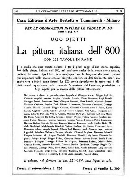 L'avvisatore librario settimanale bollettino bibliografico