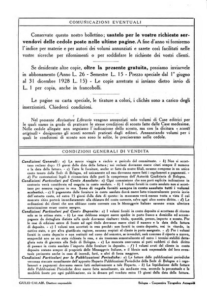 L'avvisatore librario settimanale bollettino bibliografico