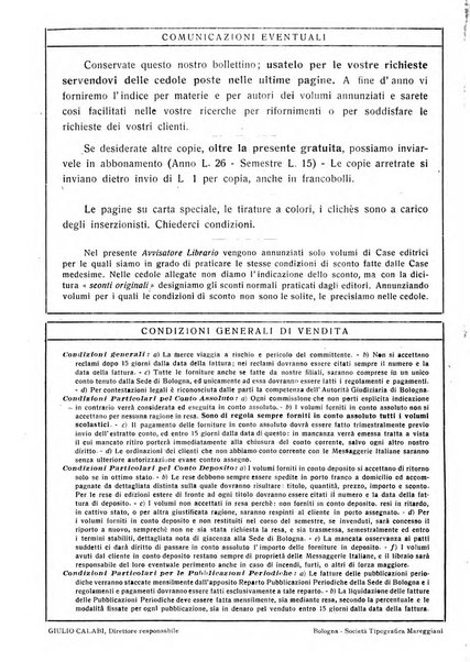 L'avvisatore librario settimanale bollettino bibliografico