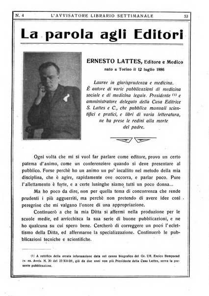 L'avvisatore librario settimanale bollettino bibliografico