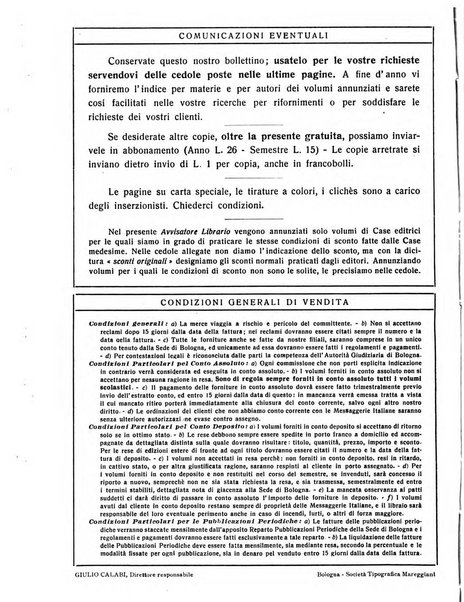 L'avvisatore librario settimanale bollettino bibliografico