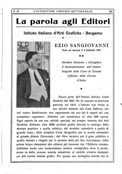 L'avvisatore librario settimanale bollettino bibliografico