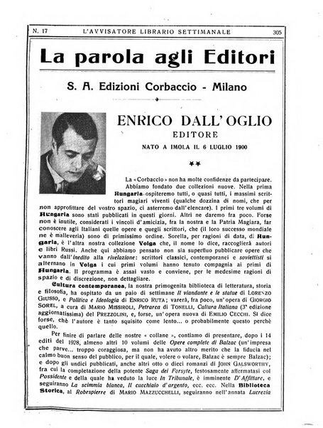 L'avvisatore librario settimanale bollettino bibliografico