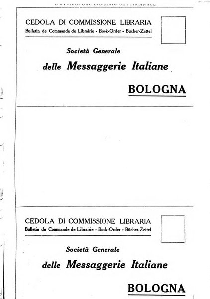 L'avvisatore librario settimanale bollettino bibliografico