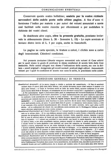 L'avvisatore librario settimanale bollettino bibliografico