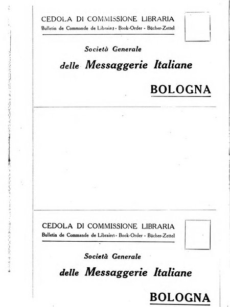 L'avvisatore librario settimanale bollettino bibliografico