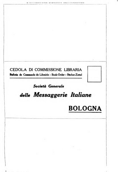 L'avvisatore librario settimanale bollettino bibliografico