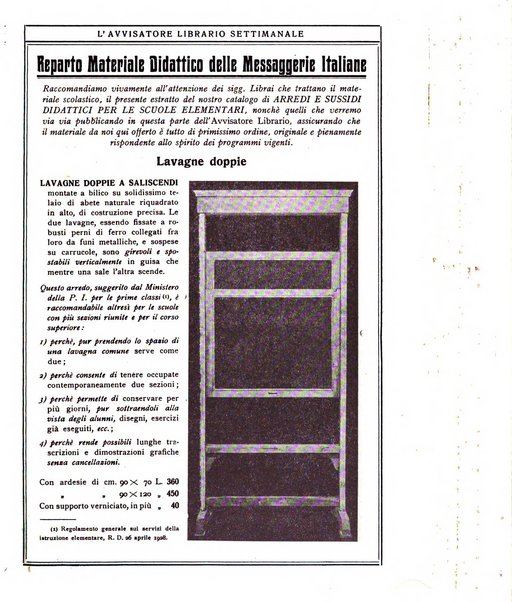 L'avvisatore librario settimanale bollettino bibliografico