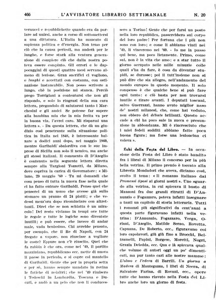 L'avvisatore librario settimanale bollettino bibliografico