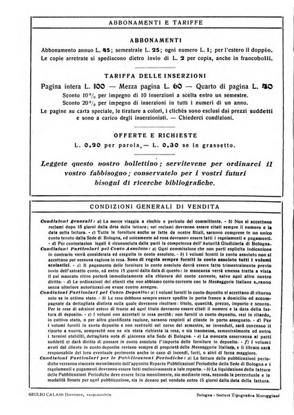 L'avvisatore librario settimanale bollettino bibliografico