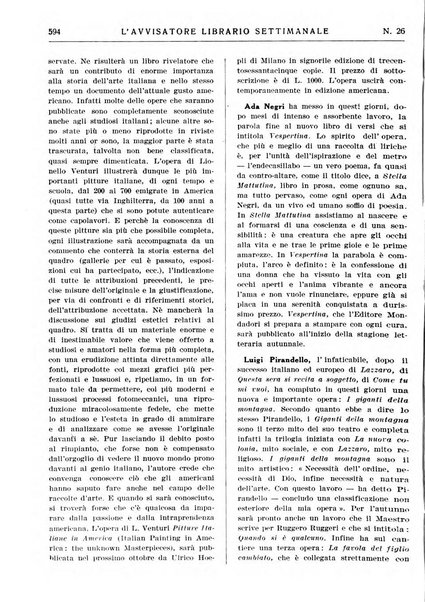 L'avvisatore librario settimanale bollettino bibliografico