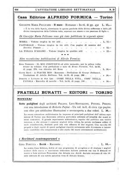 L'avvisatore librario settimanale bollettino bibliografico