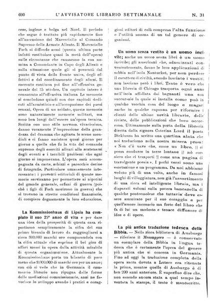 L'avvisatore librario settimanale bollettino bibliografico