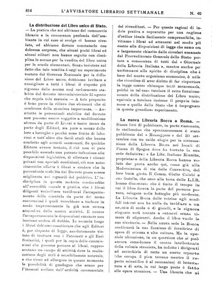 L'avvisatore librario settimanale bollettino bibliografico