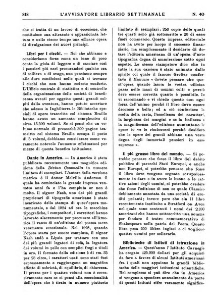 L'avvisatore librario settimanale bollettino bibliografico