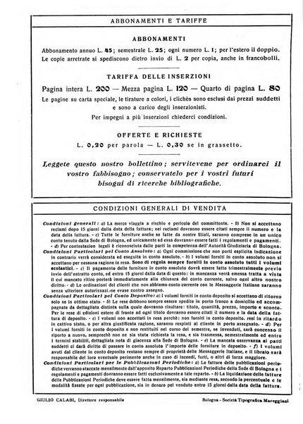 L'avvisatore librario settimanale bollettino bibliografico