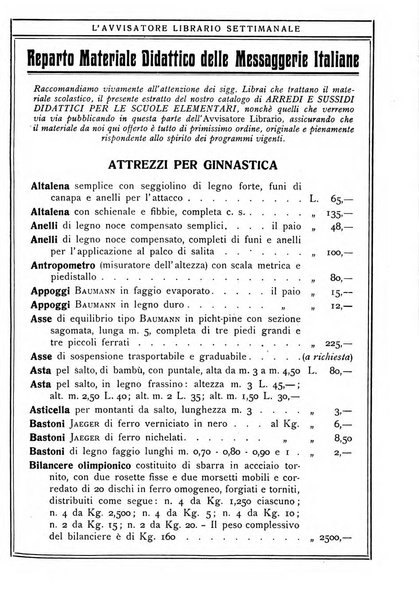 L'avvisatore librario settimanale bollettino bibliografico