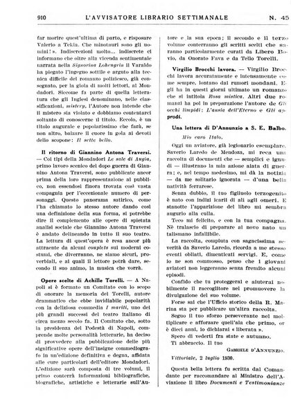 L'avvisatore librario settimanale bollettino bibliografico