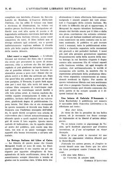 L'avvisatore librario settimanale bollettino bibliografico