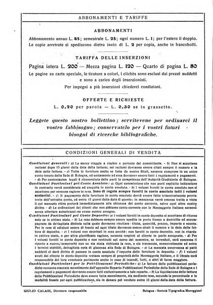 L'avvisatore librario settimanale bollettino bibliografico