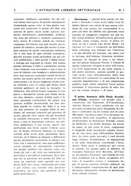 L'avvisatore librario settimanale bollettino bibliografico