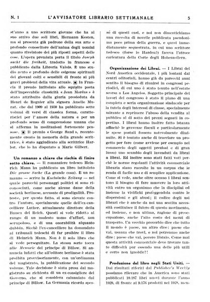 L'avvisatore librario settimanale bollettino bibliografico