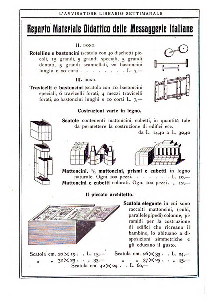 L'avvisatore librario settimanale bollettino bibliografico